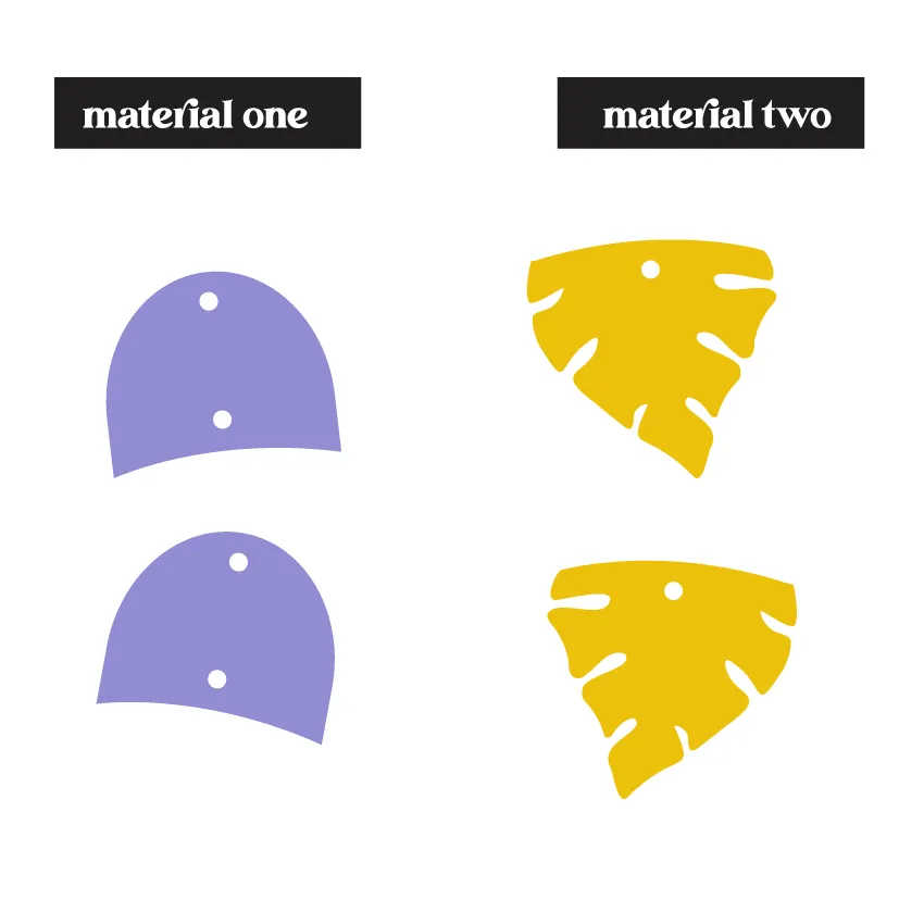 © Leaf Dippers - 2 pair Set - 3 styles