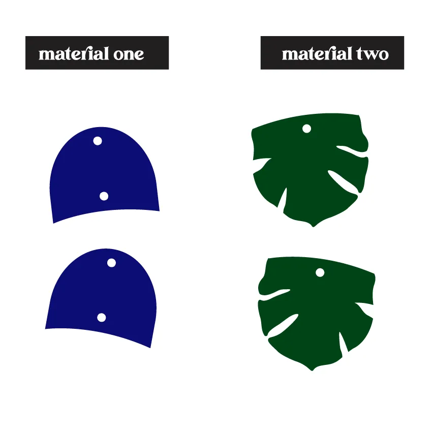 © Leaf Dippers - 2 pair Set - 3 styles