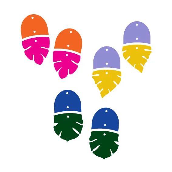 © Leaf Dippers - 2 pair Set - 3 styles