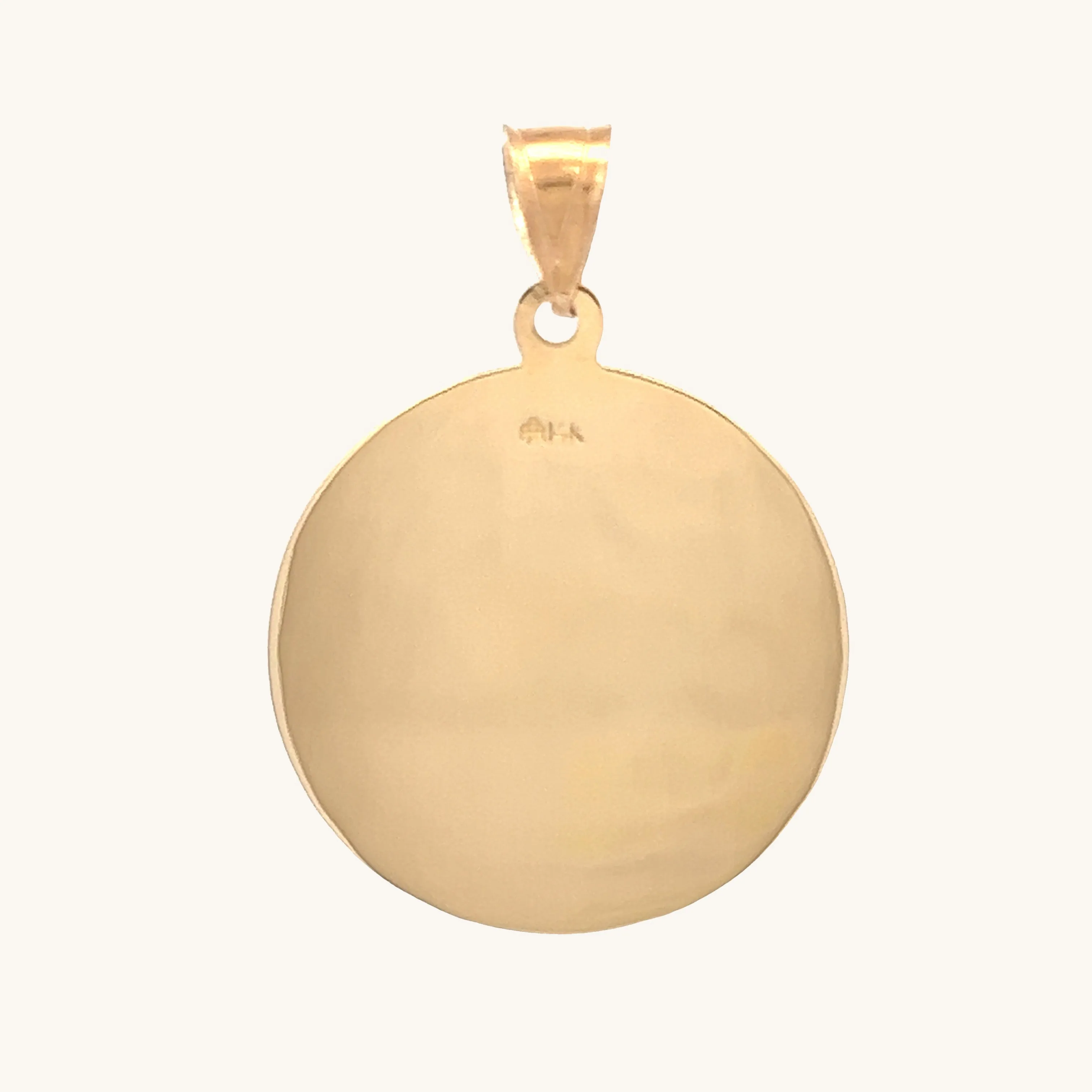 14K GOLD SAINT MICHAEL MEDAL | ROUND