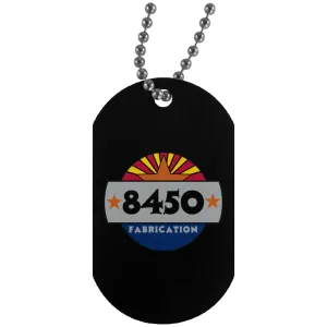 8450 Fab gray dye sub logo UN4004 Silver Dog Tag