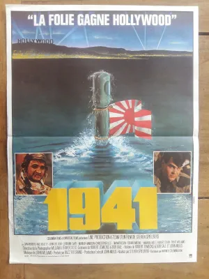 Affiche 1941 LA FOLIE GAGNE HOLLYWOOD steven SPIELBERG dan AYKROYD   40x60cm *
