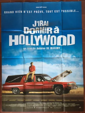Affiche J'IRAI DORMIR A HOLLYWOOD Antoine de Maximy 120x160cm