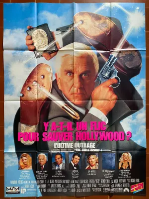 Affiche Y A T'IL UN FLIC POUR SAUVER HOLLYWOOD Peter SEGAL L.NIELSEN 120x160cm