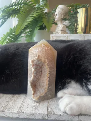 Agate Druzy Point