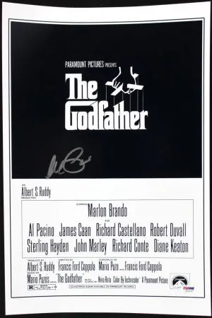Al Pacino Signed Autographed "The Godfather" 12x18 Movie Poster (PSA/DNA COA)