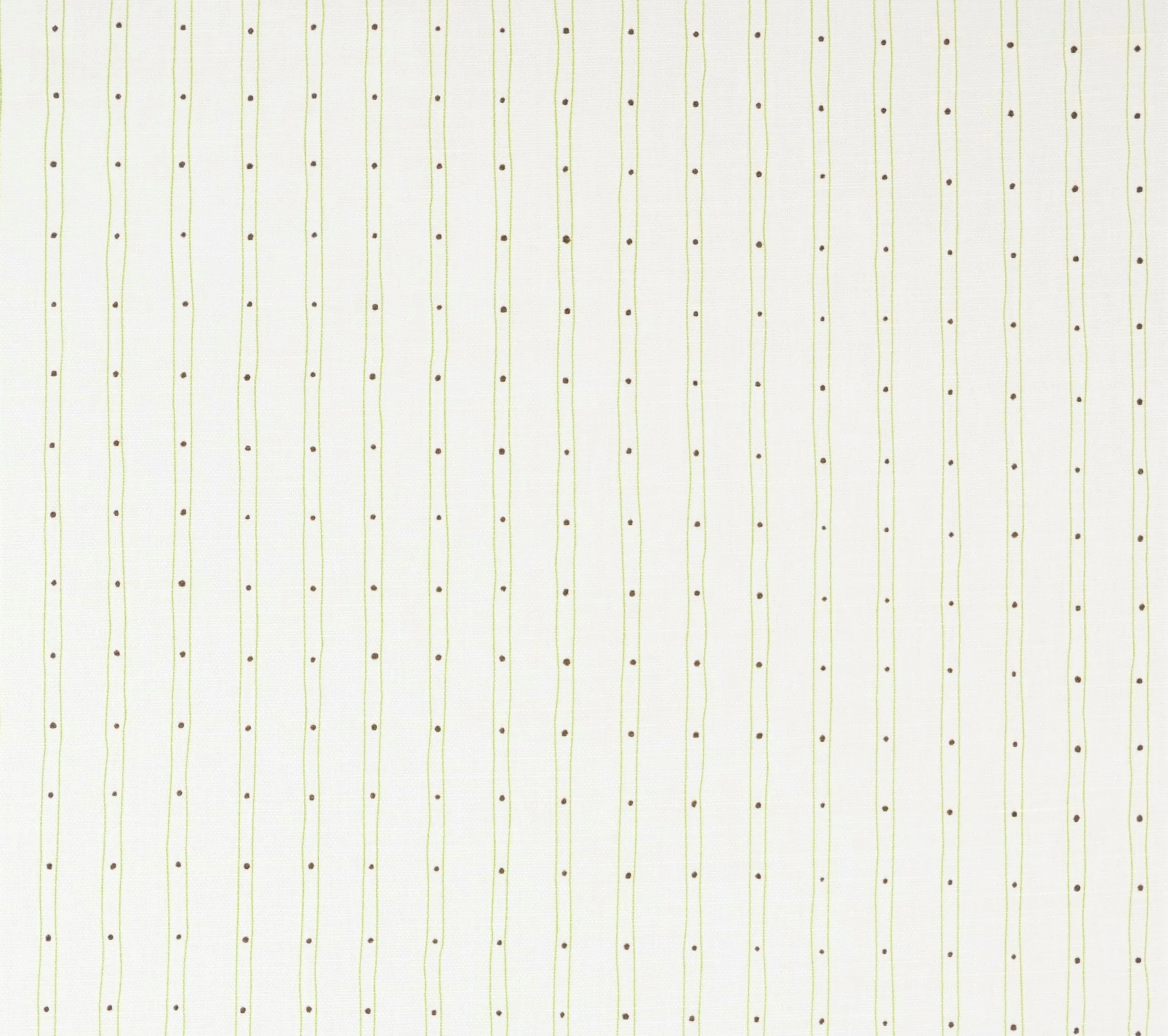 Alan Campbell Fabric: Soho Vertical - Custom Jungle Green / Brown on Tinted Belgian Linen / Cotton