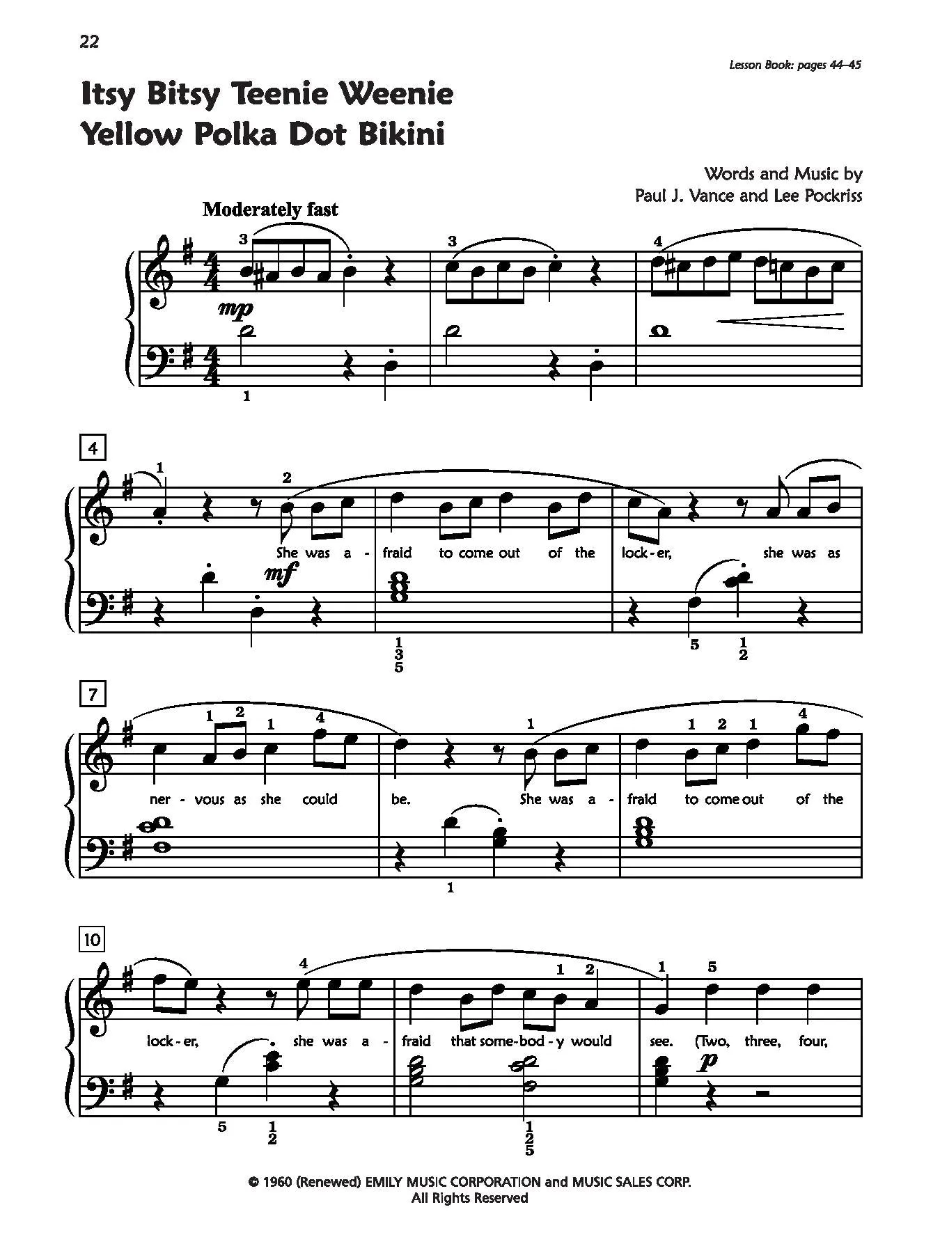 Alfred's Premier Piano Course, Pop and Movie Hits 2B