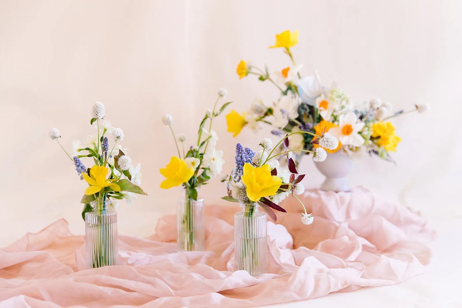 Amalfi Affair Bud Vase Arrangements
