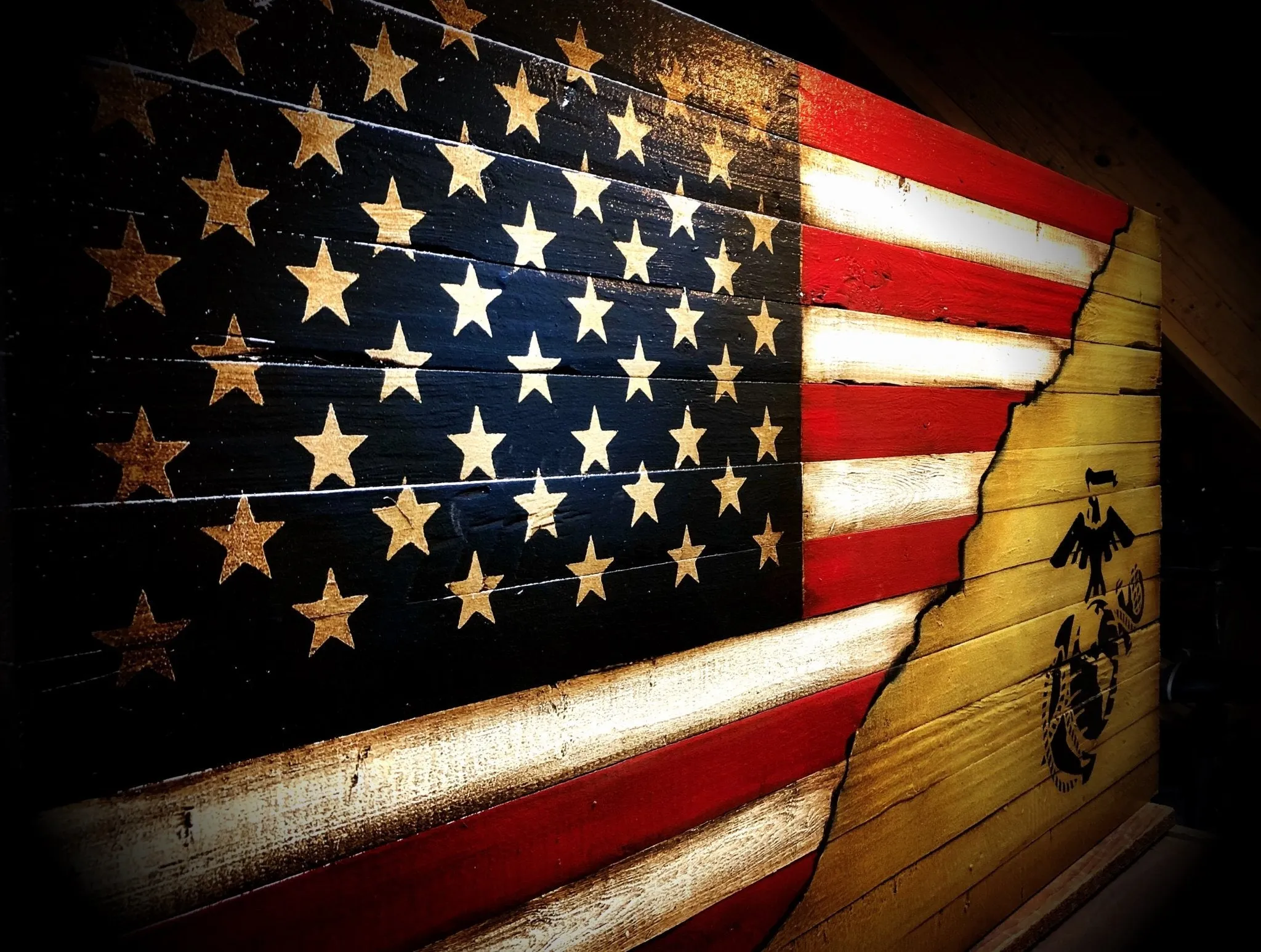 American Marine Corps Flag
