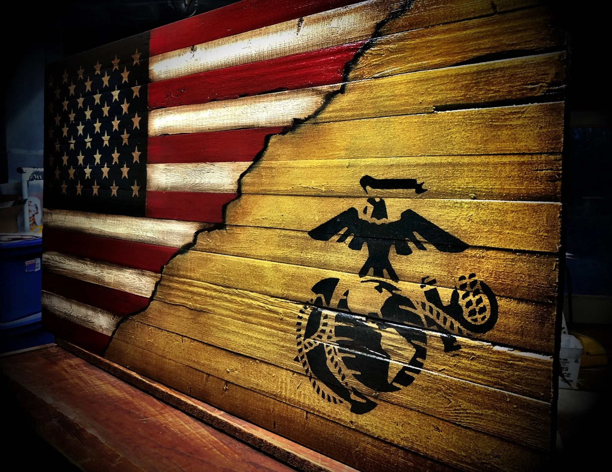 American Marine Corps Flag
