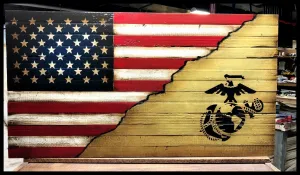 American Marine Corps Flag