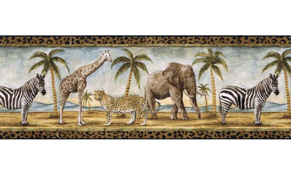 Animals B24027 Wallpaper Border