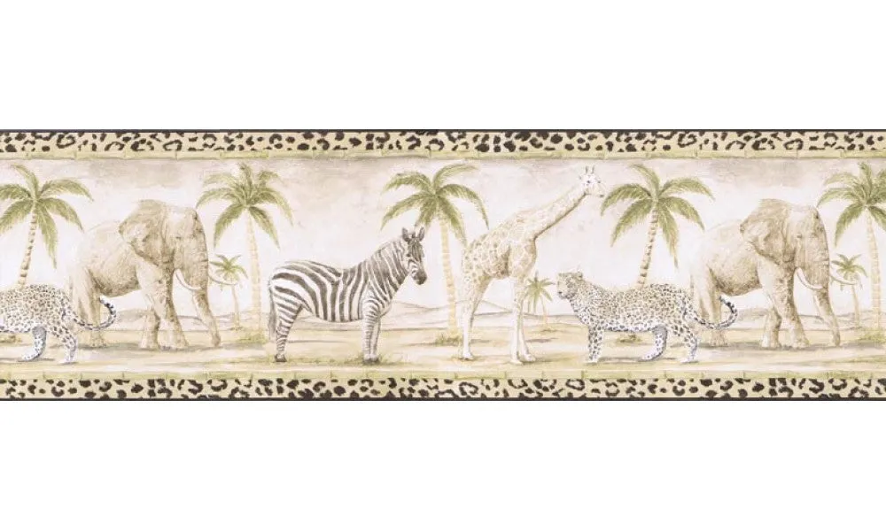 Animals B24029 Wallpaper Border