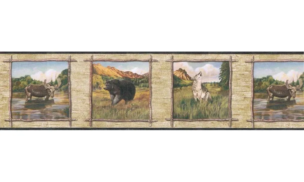 Animals TA39020B Wallpaper Border