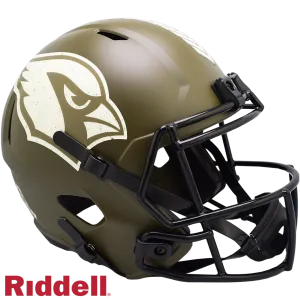 Arizona Cardinals Helmet Riddell Replica Full Size Speed Style Salute To Service