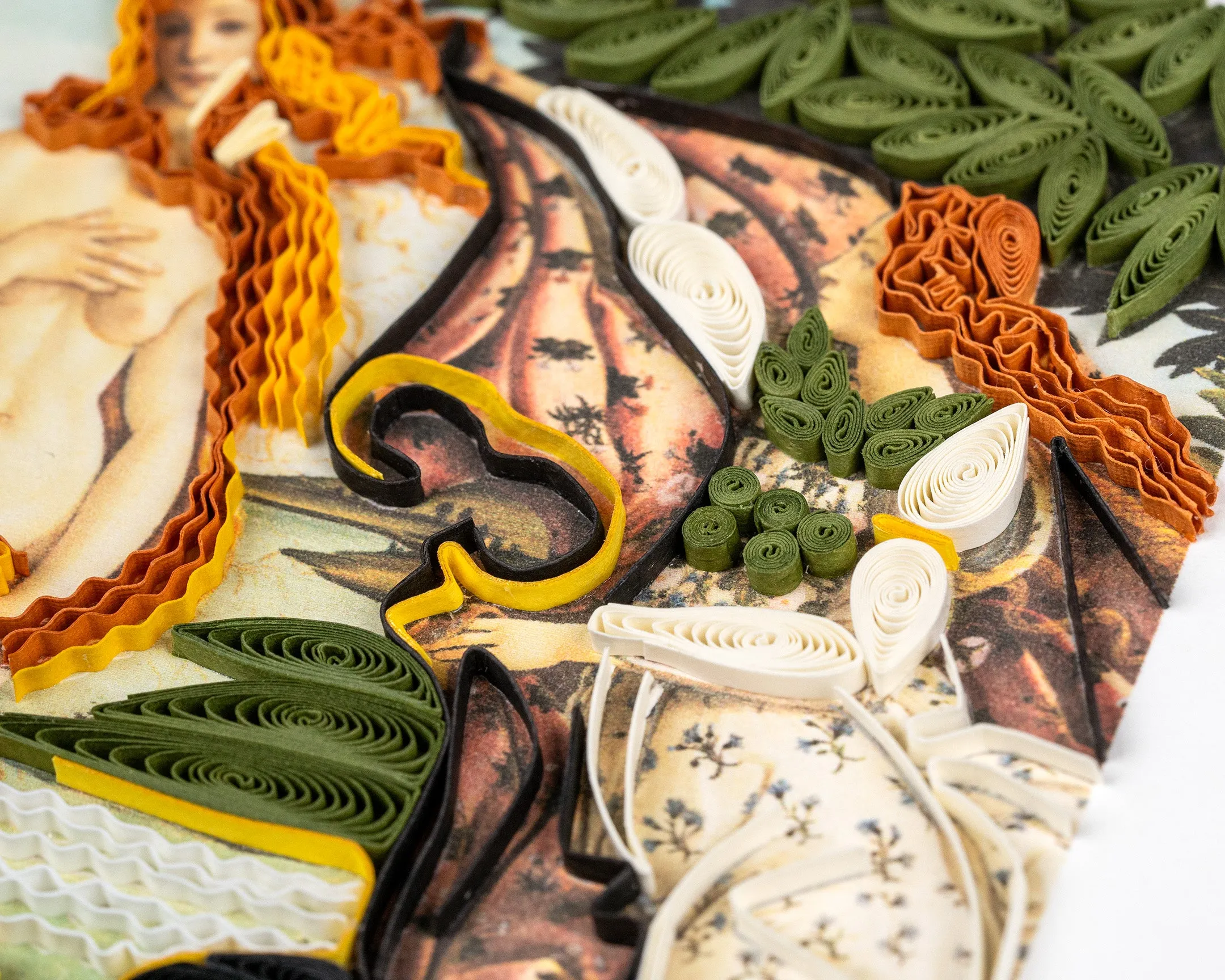Artist Series - Quilled The Birth of Venus, Botticelli