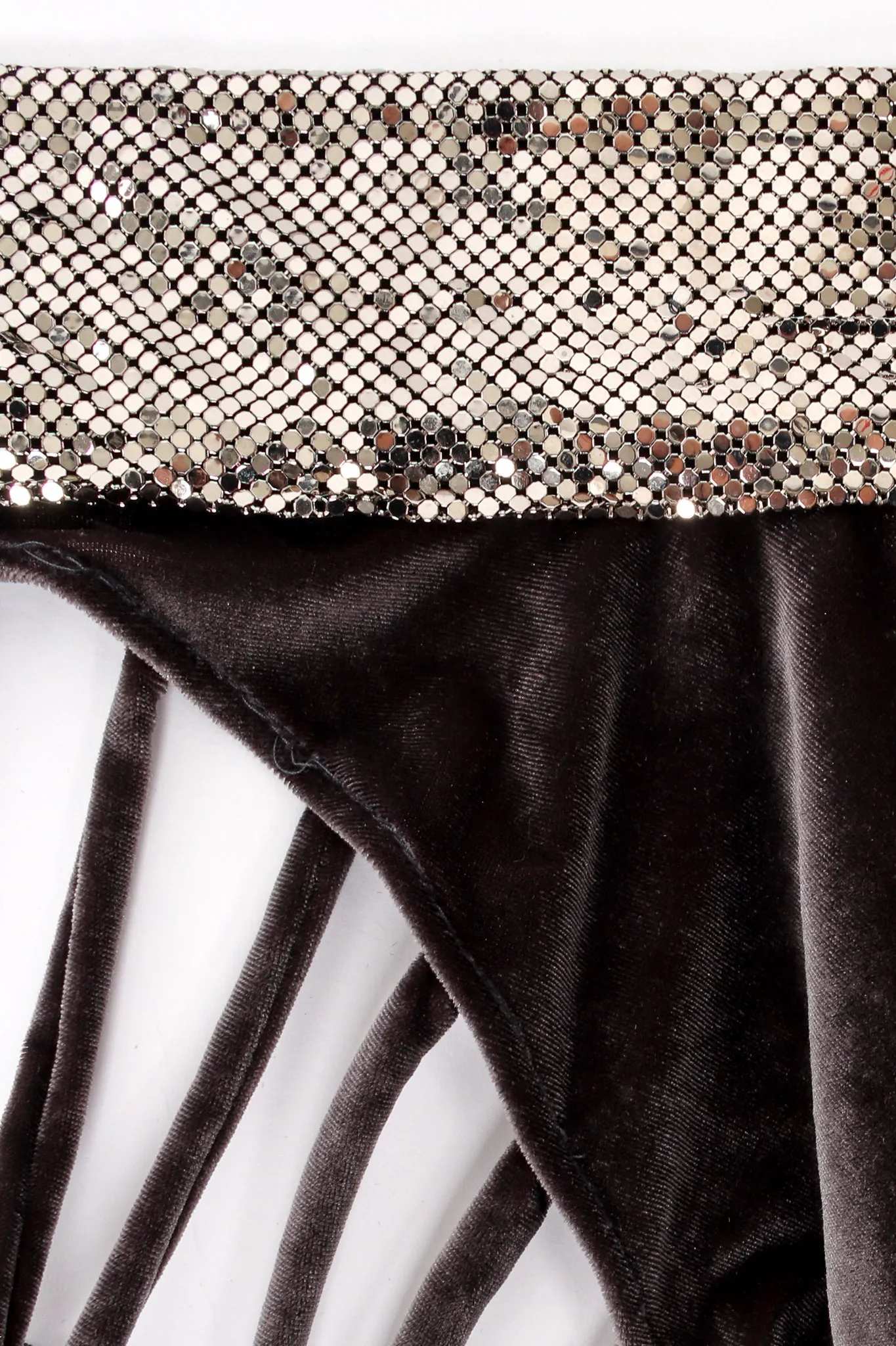 Asymmetrical Velvet Choker Wrap Dress II