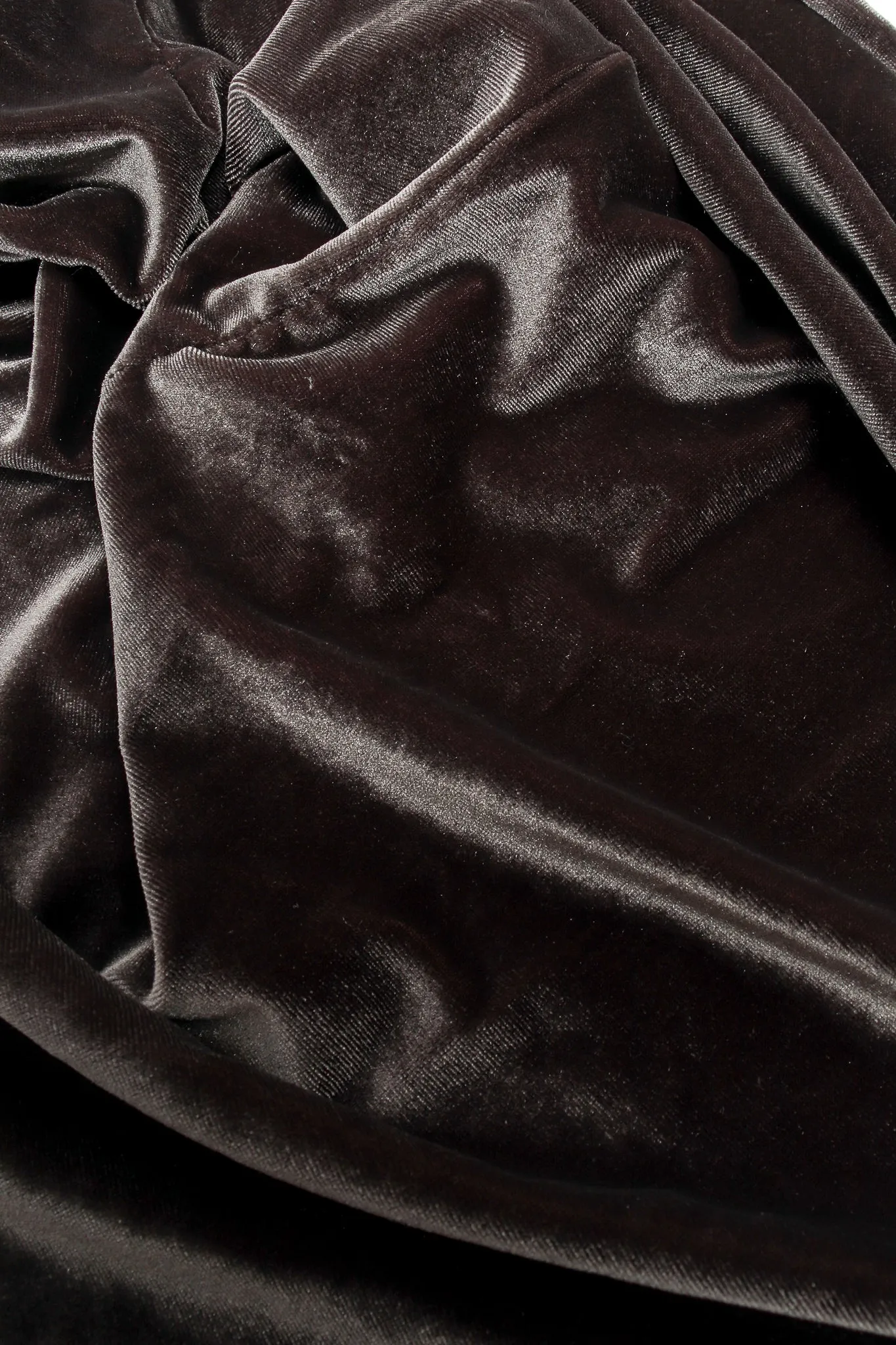 Asymmetrical Velvet Choker Wrap Dress