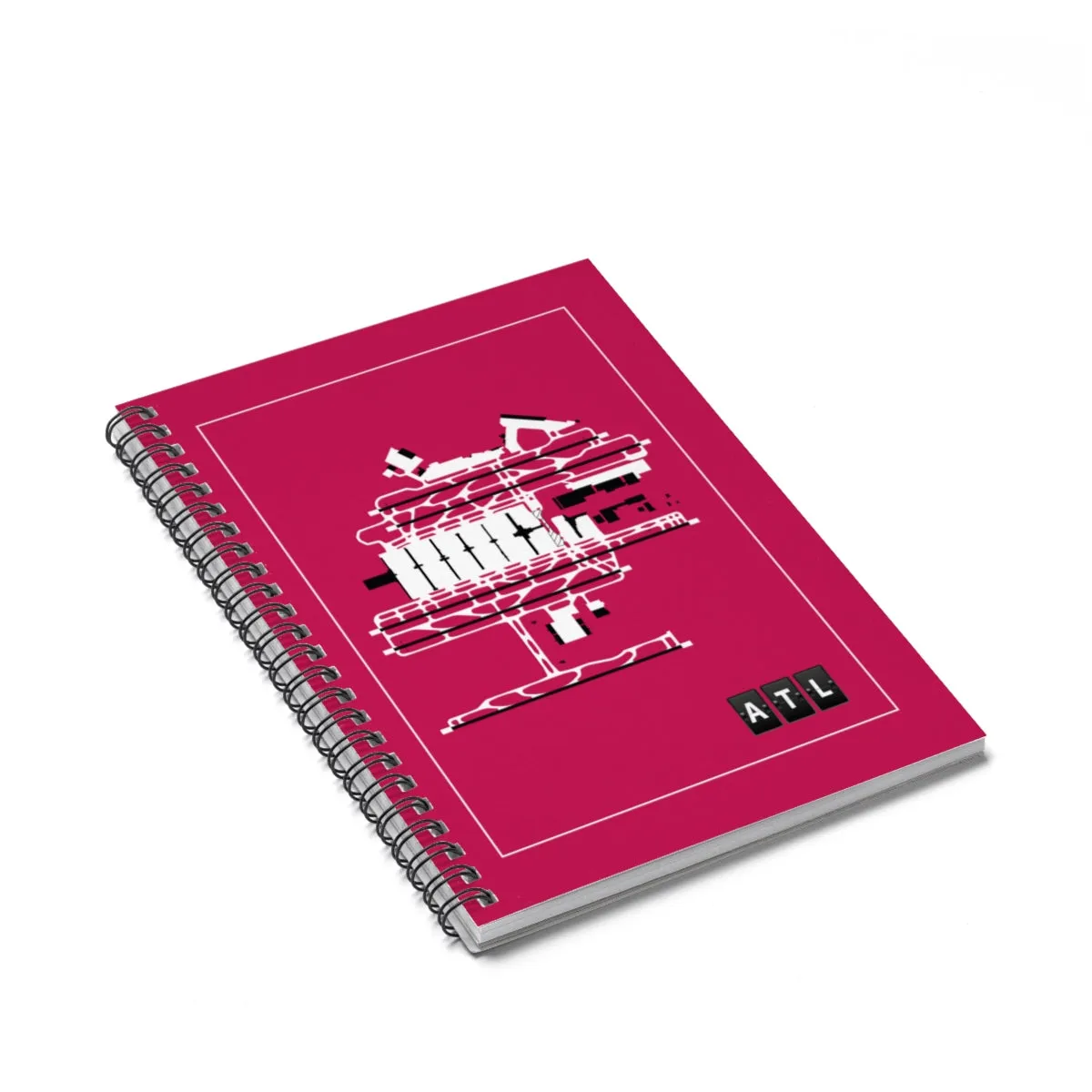 ATL Airport Diagram - Spiral Notebook