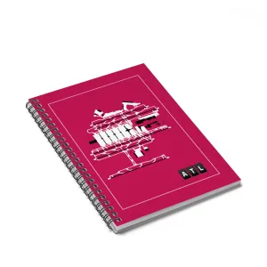 ATL Airport Diagram - Spiral Notebook