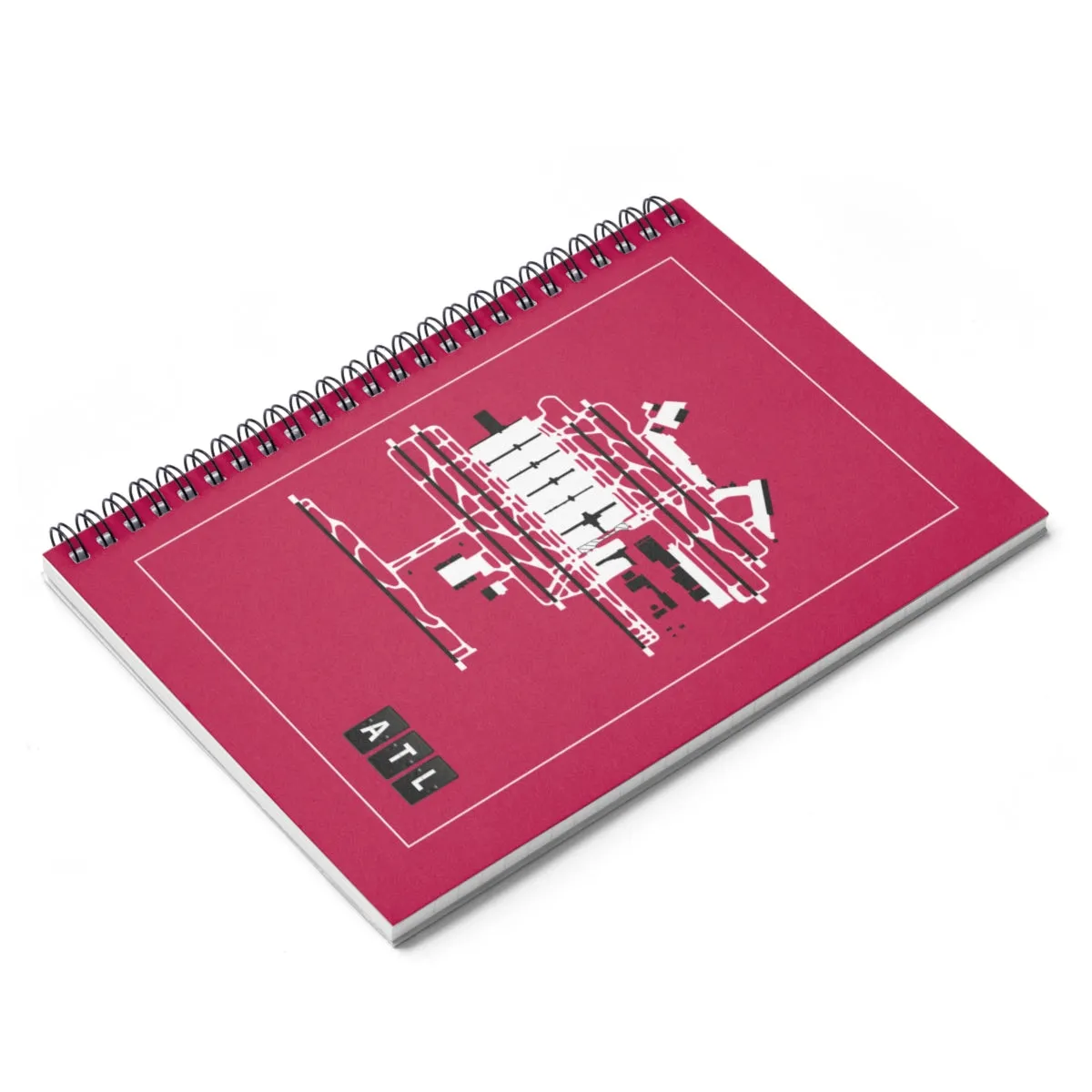 ATL Airport Diagram - Spiral Notebook