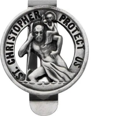 Auto Visor Clip "St Christopher"