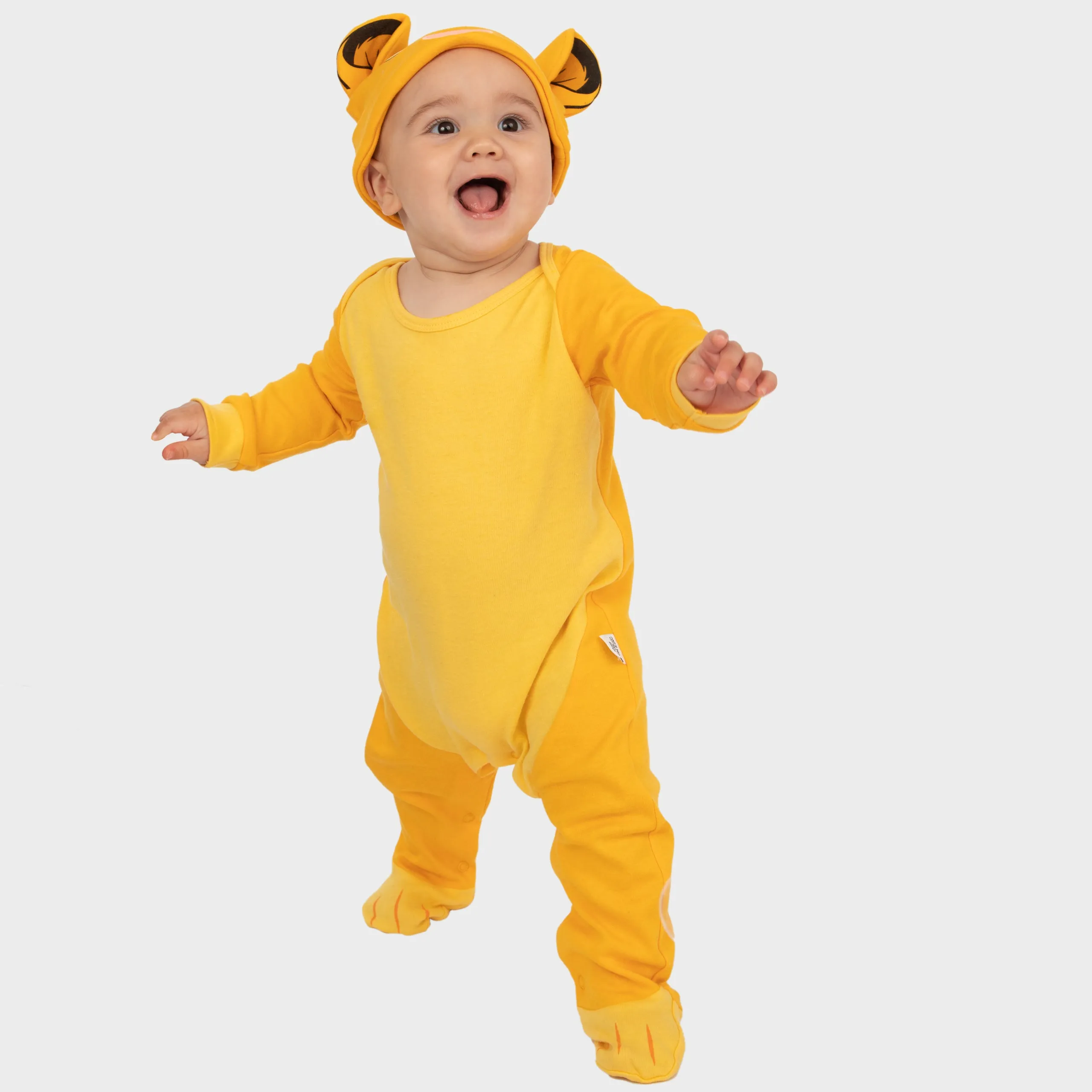Baby Lion King Footies and Hat Set