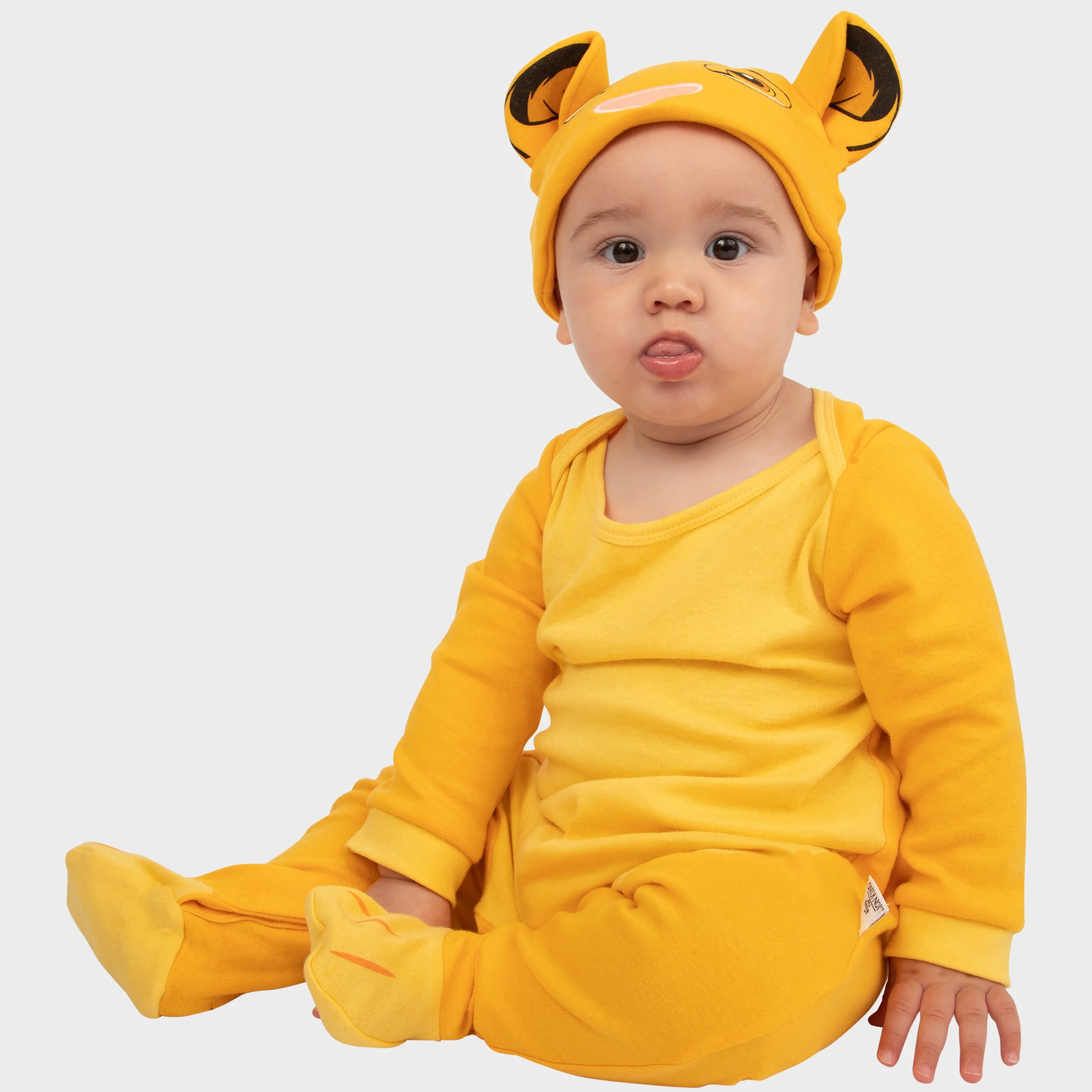 Baby Lion King Footies and Hat Set