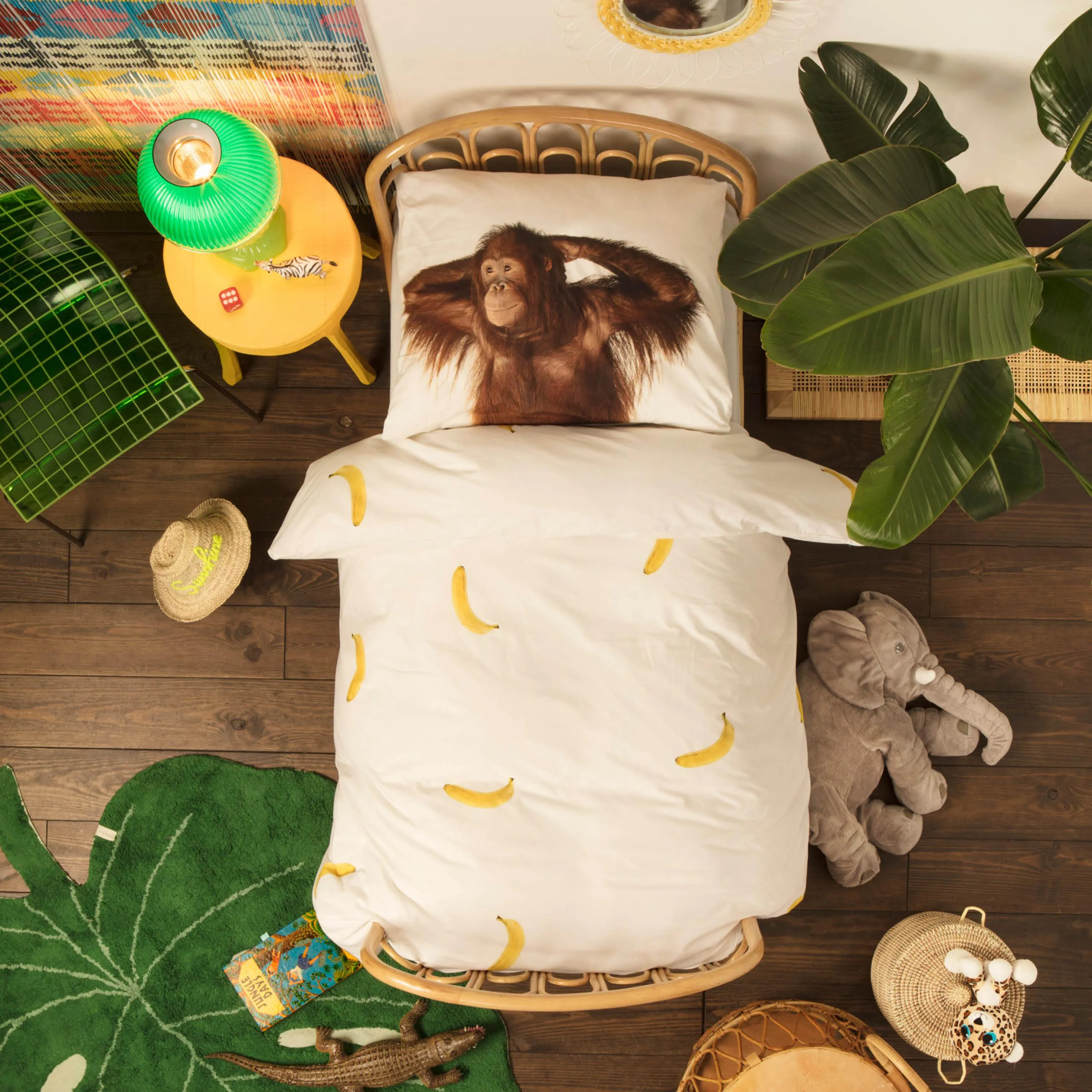 Banana Monkey dekbedovertrek DE