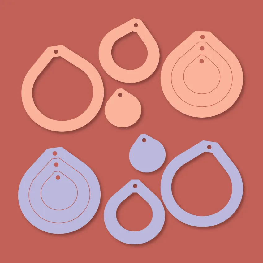 Basics Trio - Clown Tears - 4 Pair  - Mixed Colour Set