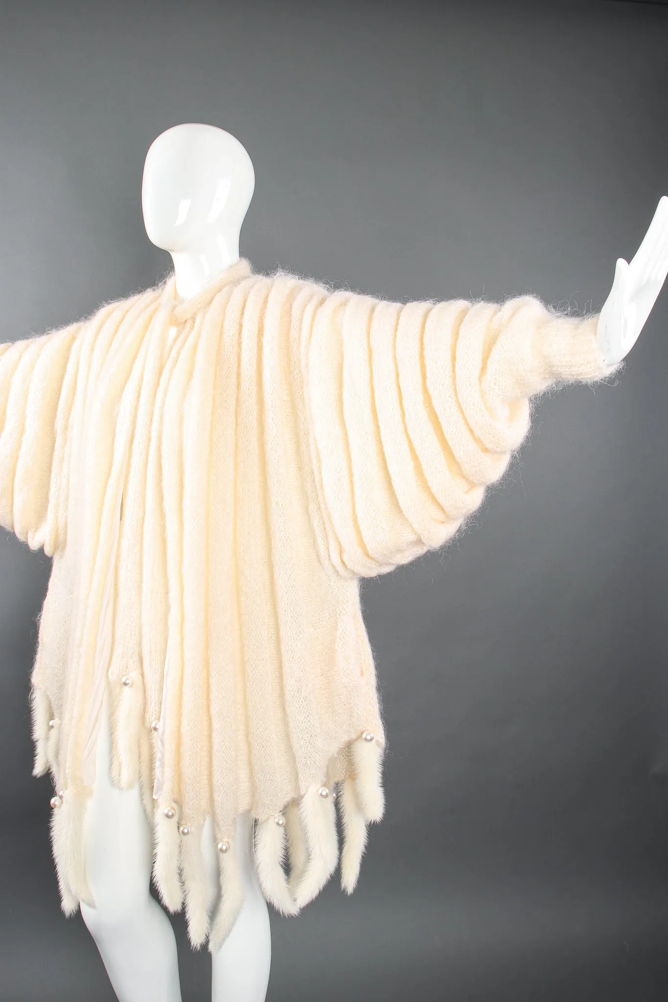 Batwing Sweater Cape Coat