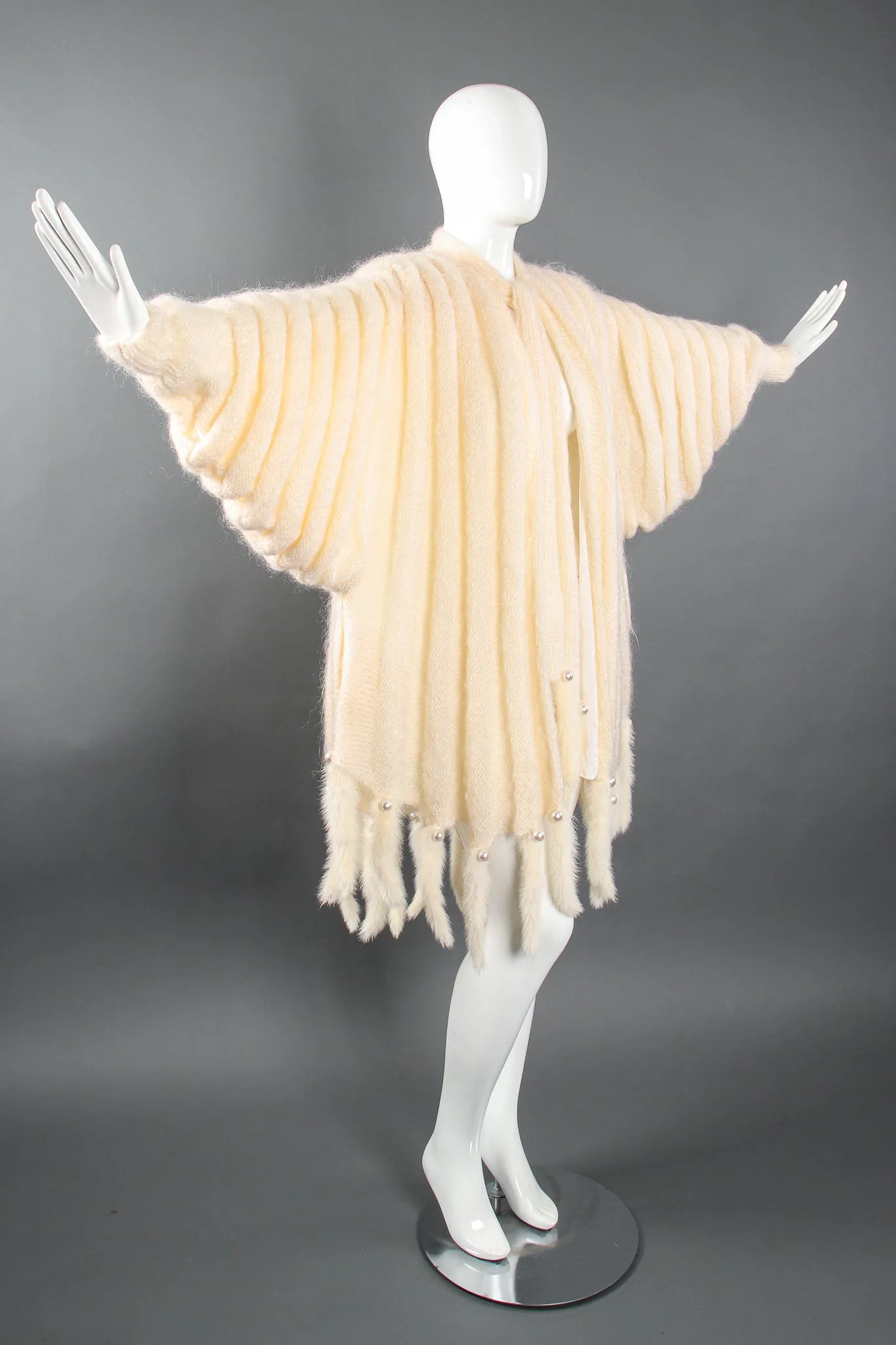 Batwing Sweater Cape Coat