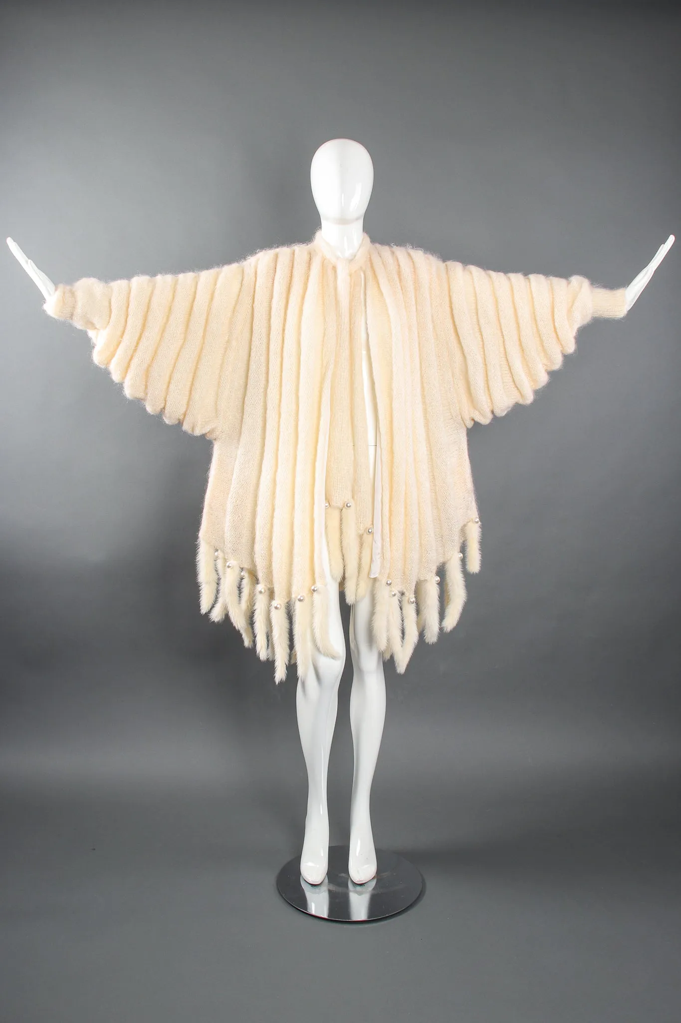 Batwing Sweater Cape Coat
