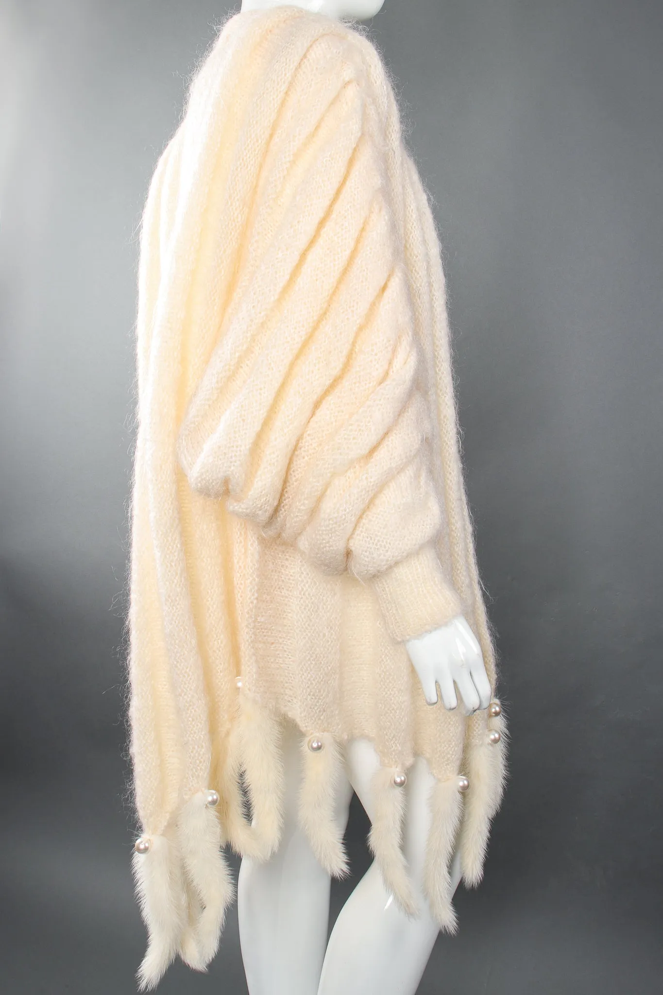 Batwing Sweater Cape Coat
