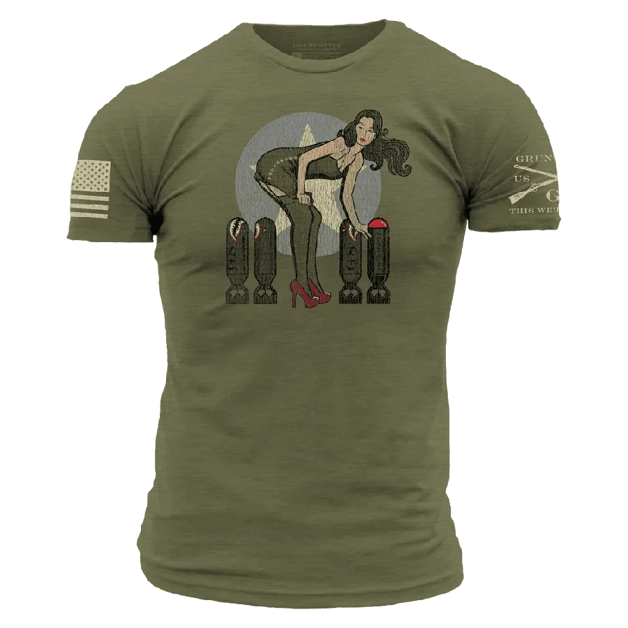 Bombs Away T-Shirt - Military Green