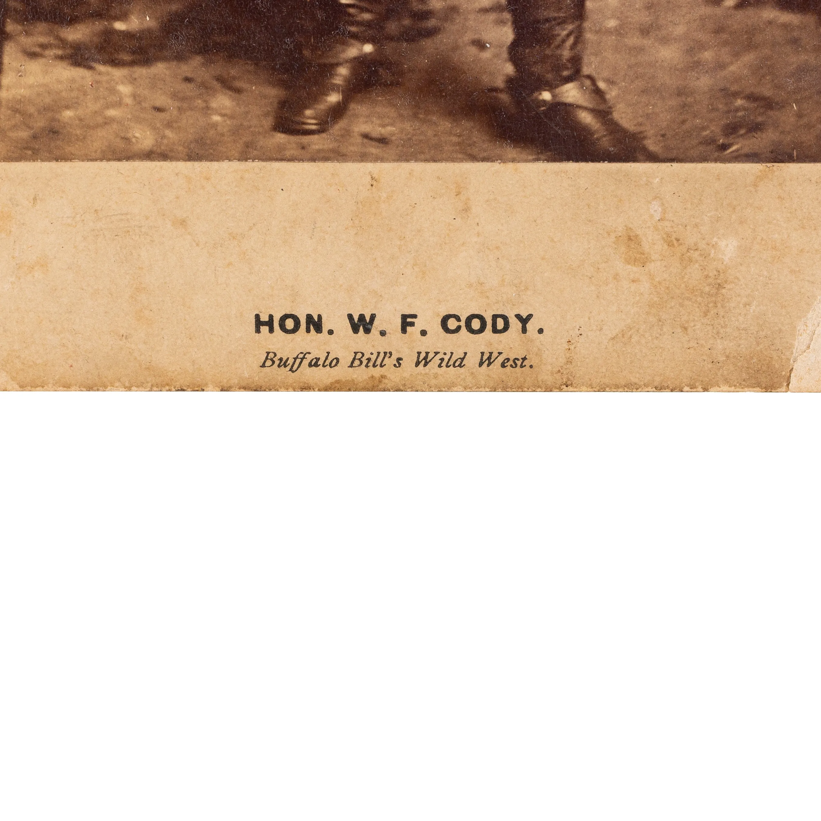 Buffalo Bill Cabinet Card