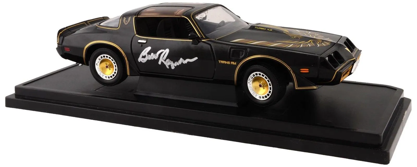 Burt Reynolds Signed Autographed Smokey And The Bandit Replica 1:18 Die Cast Car (Beckett COA)