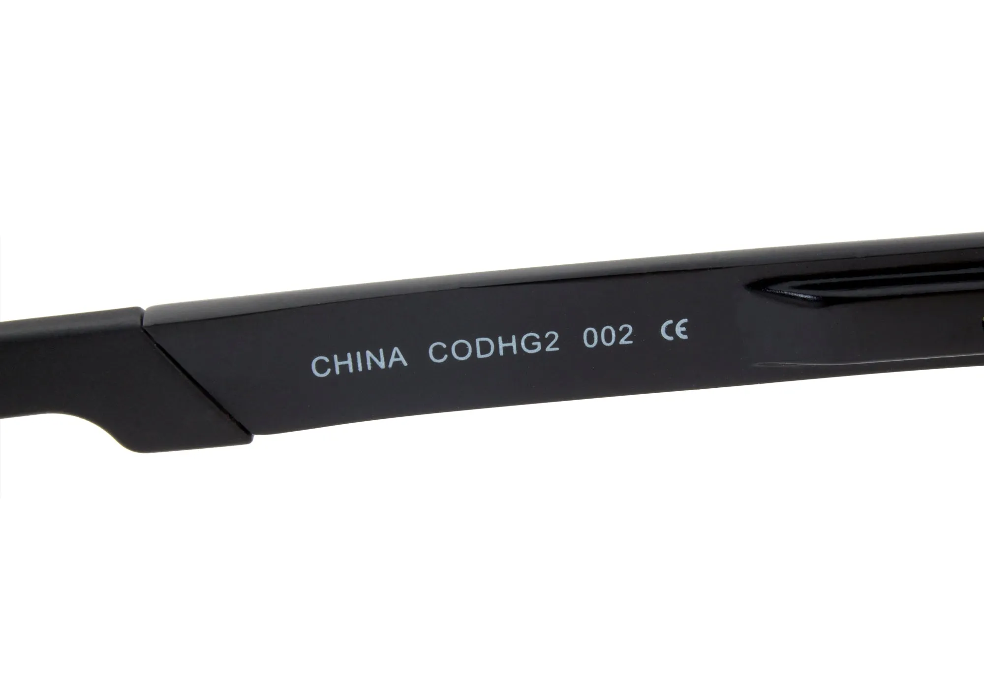 Call of Duty Ghosts Black Rectangular Sunglasses with Titanium Gaming Lens