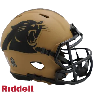 Carolina Panthers Helmet Riddell Replica Mini Speed Style Salute To Service 2023