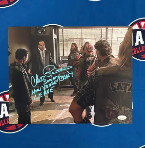 Chazz Palminteri Autographed 11x14 A Bronx Tale Bar Scene Photo w/ Multi Inscr (JSA)