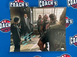 Chazz Palminteri Autographed 16x20 A Bronx Tale Bar Scene Photo w/ Multi Inscr (JSA)