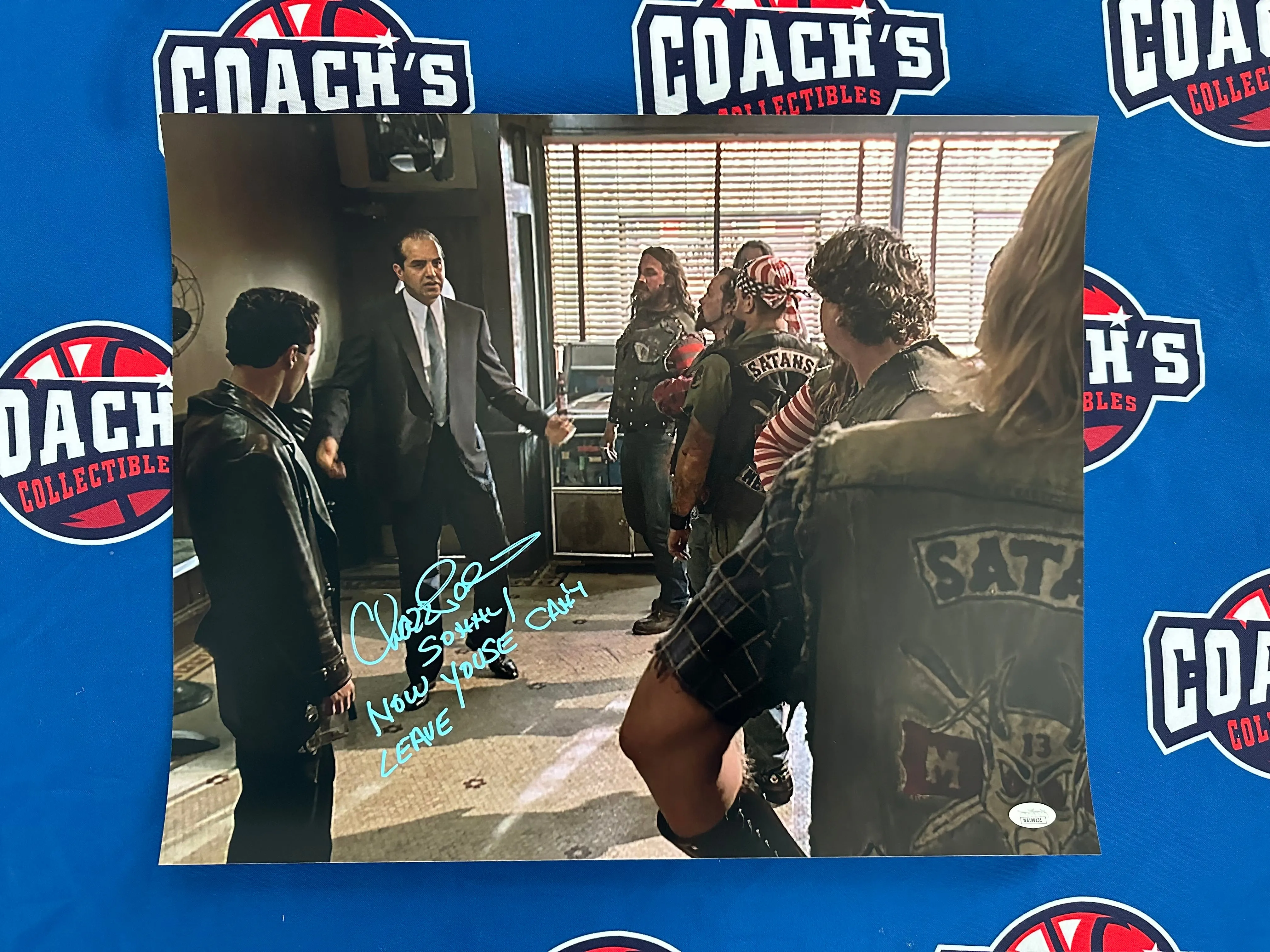 Chazz Palminteri Autographed 16x20 A Bronx Tale Bar Scene Photo w/ Multi Inscr (JSA)