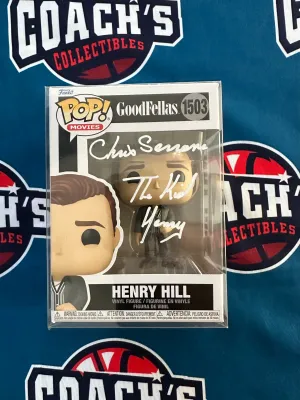 Chris Serrone Autographed Goodfellas Henry Hill Funko Pop #1503 with Inscription (Becket)