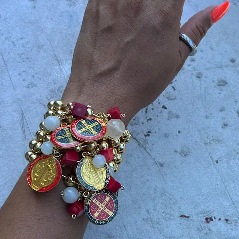 Chunky Saint Benedict Bracelet