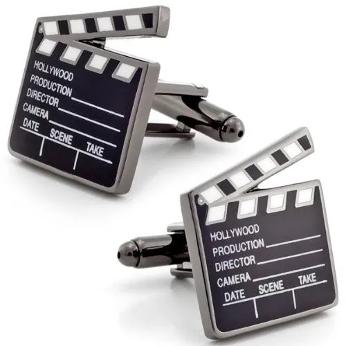 Clapperboard Hollywood Cufflinks