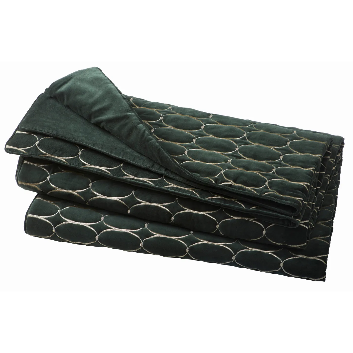 Clarke & Clarke Wedgwood Renaissance Throw | Emerald