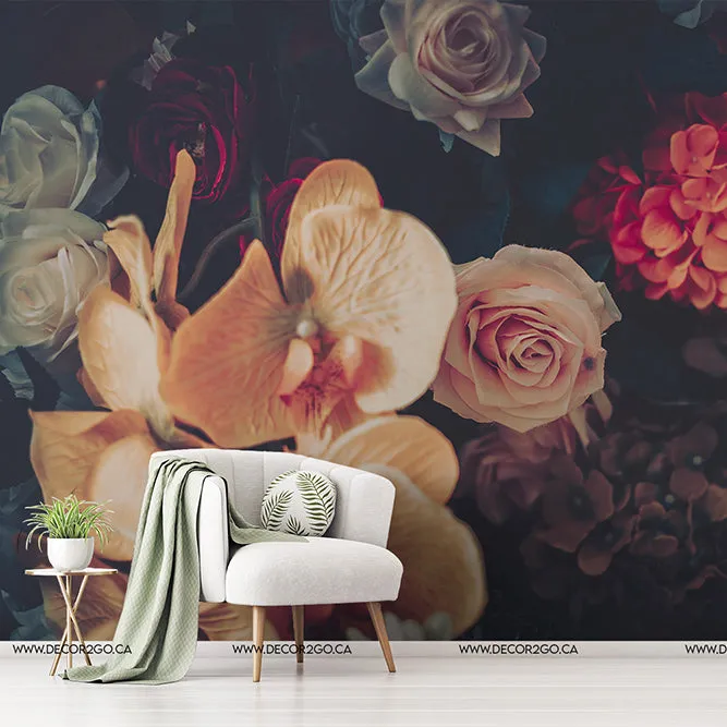 Classical Bouquet Wallpaper Mural