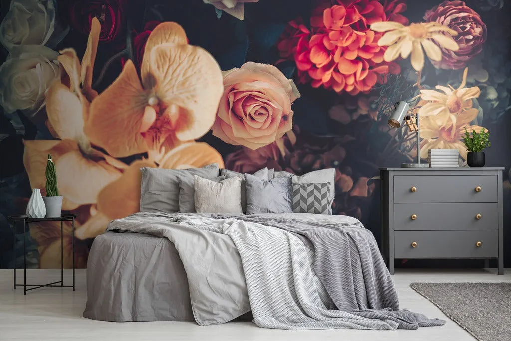 Classical Bouquet Wallpaper Mural