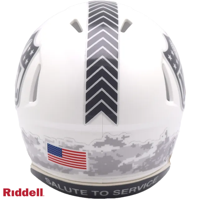 Cleveland Browns Helmet Riddell Replica Mini Speed Style Salute To Service 2024